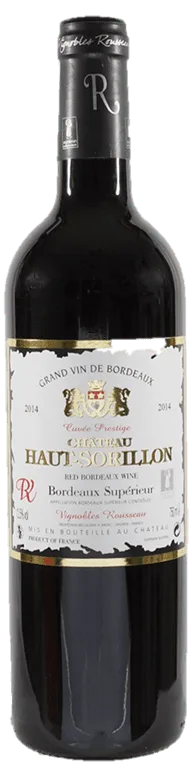 Cuvée PRESTIGE du ch. HAUT SORILLON Bordeaux Supérieur