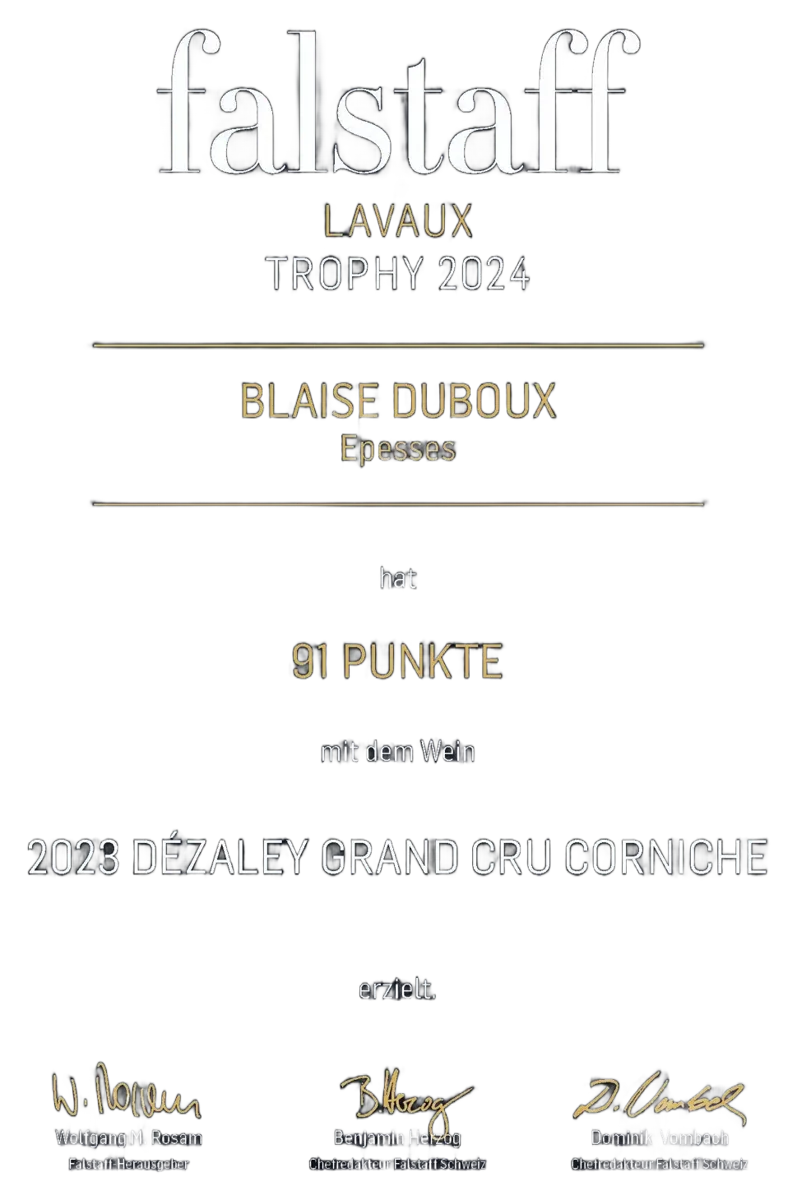 Dézaley Grand Cru Corniche