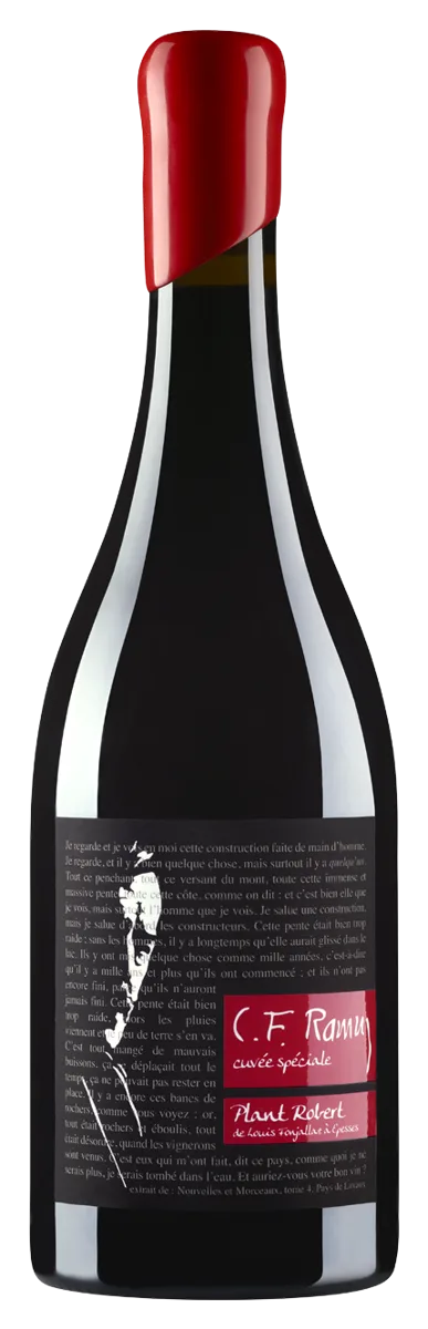 « CUVÉE RAMUZ ROUGE » Plant Robert, Epesses AOC Lavaux
