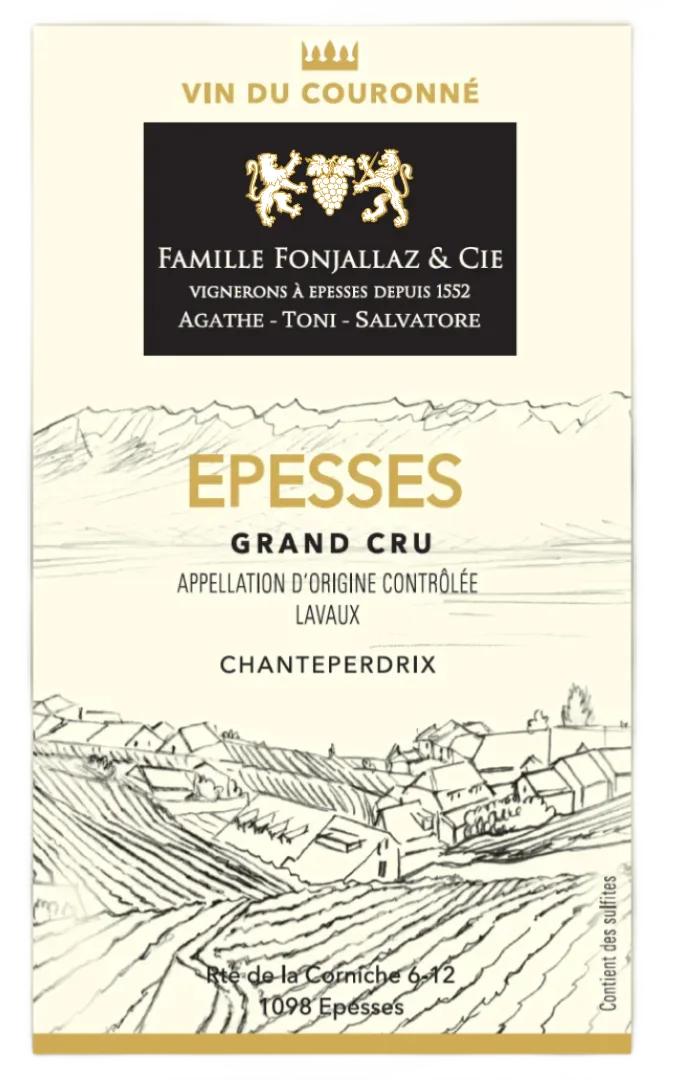 Epesses Lavaux AOC - Chanteperdrix