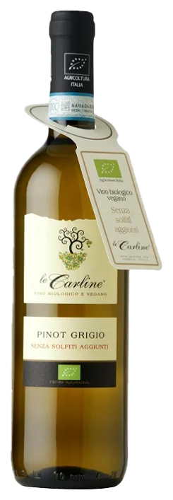 Pinot Grigio senza solfiti aggiunti
