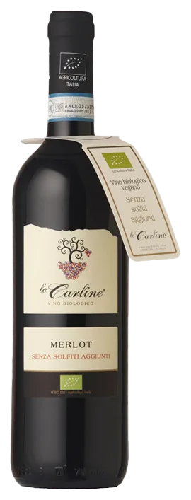 Merlot senza solfiti aggiunti