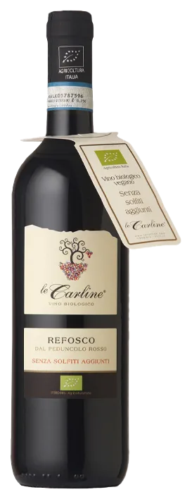 Refosco dal Peduncolo Rosso senza solfiti aggiunti