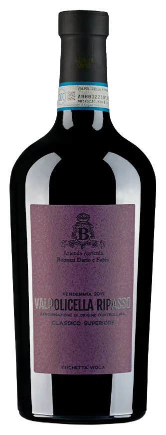 Valpolicella Ripasso DOC classico superiore 2018 – Etichetta Viola