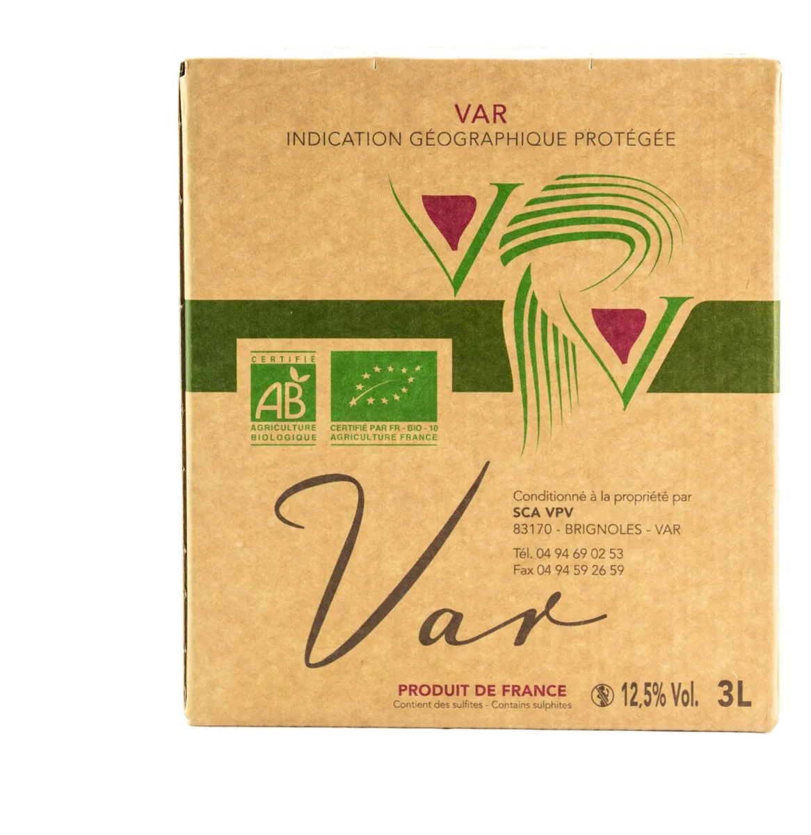 Cave à vin 3L Rosé IGP BIO 2025