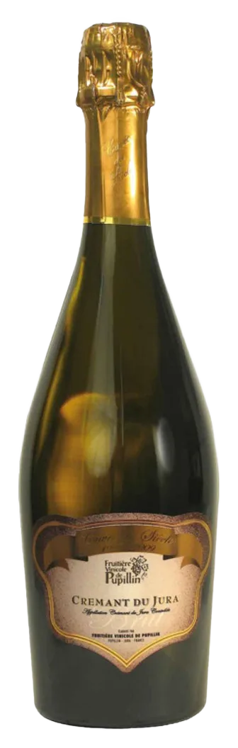 Bouteille de Crémant du Jura blanc Cuvée du Siècle