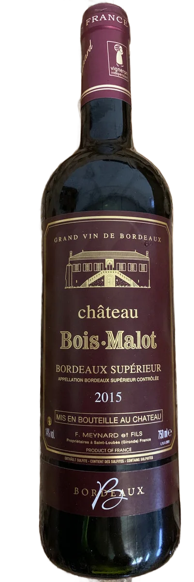 Le Rouge du Château Bois-Malot