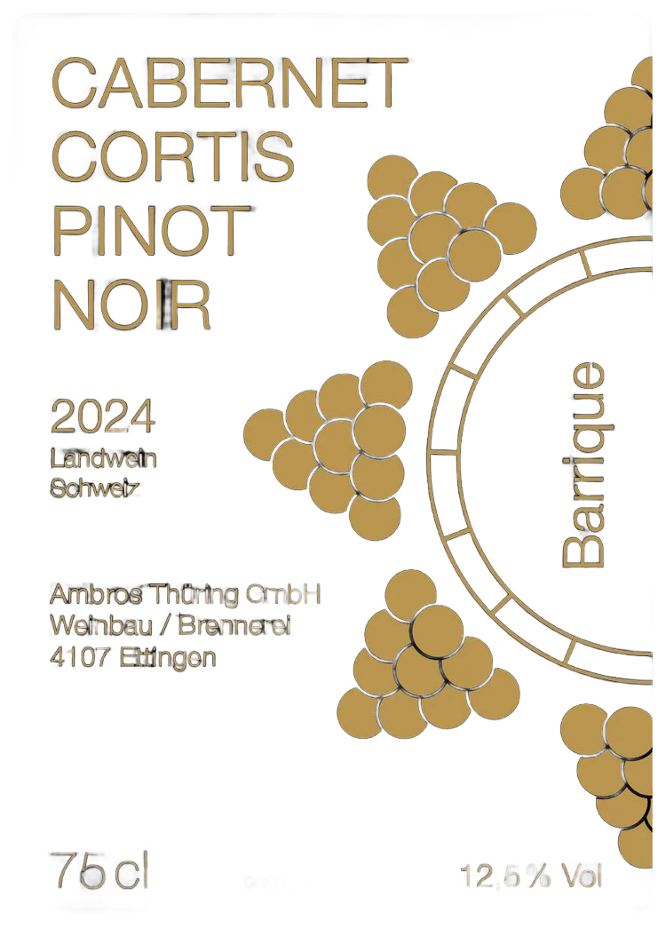 Cabernet-Cortis, Pinot Noir Barrique