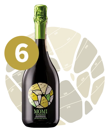 MOMI Valdobbiadene prosecco superiore DOCG sui lieviti Brut Nature