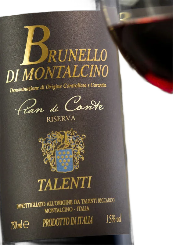 BRUNELLO DI MONTALCINO RISERVA PIAN DI CONTE