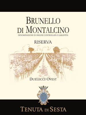 Brunello di Montalcino Docg Riserva Duelecci Ovest