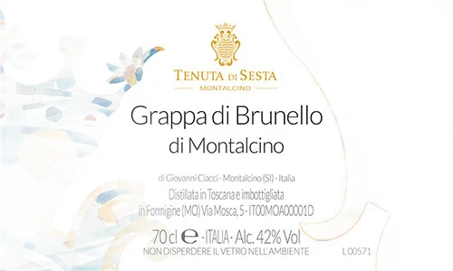 Grappa di Brunello di Montalcino