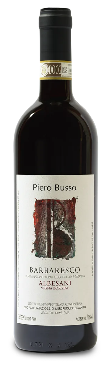 Barbaresco DOCG Albesani Vigna Borgese