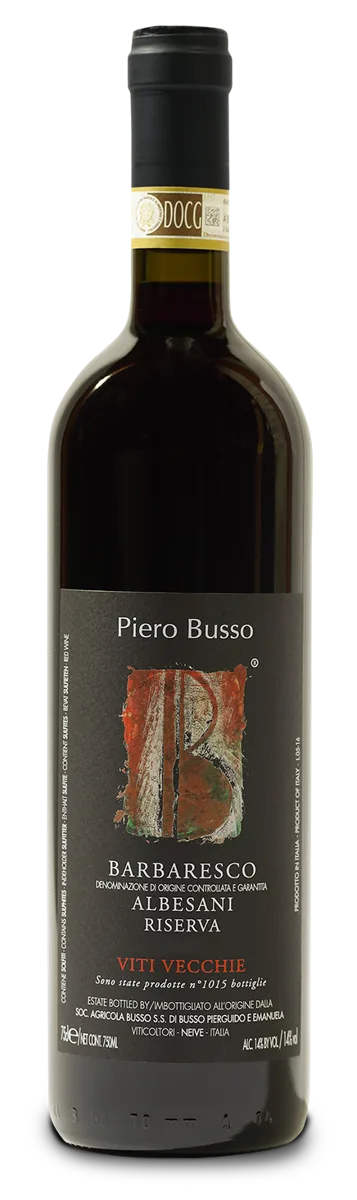 Barbaresco DOCG Albesani Viti Vecchie Riserva