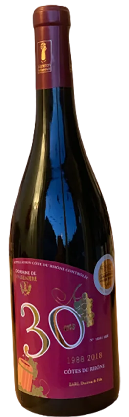 2018 Côtes Du Rhône Domaine De Valsenière 30 ans