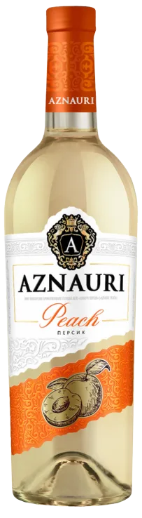 AZNAURI PEACH semi-sweet white
