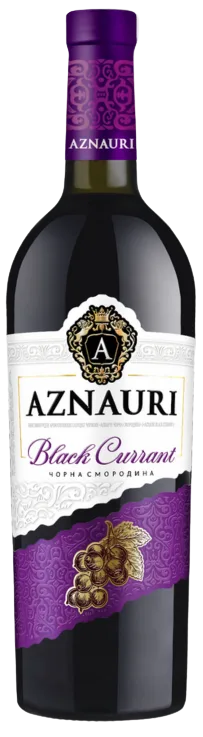 AZNAURI BLACK CURRANT semi-sweet red