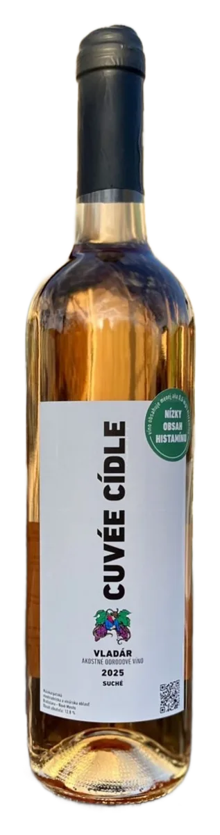 Cuvée Cídle suché rosé s nízkym obsahom histamínu