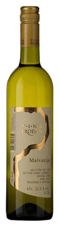 Malvazija 0,75 l navojni čep