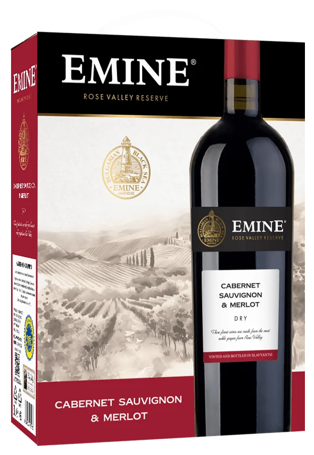 VINO EMINE KABERNE SOVINYON § MERLO (ВИНО ЕМИНЕ КАБЕРНЕ СОВИНЬОН § МЕРЛО)