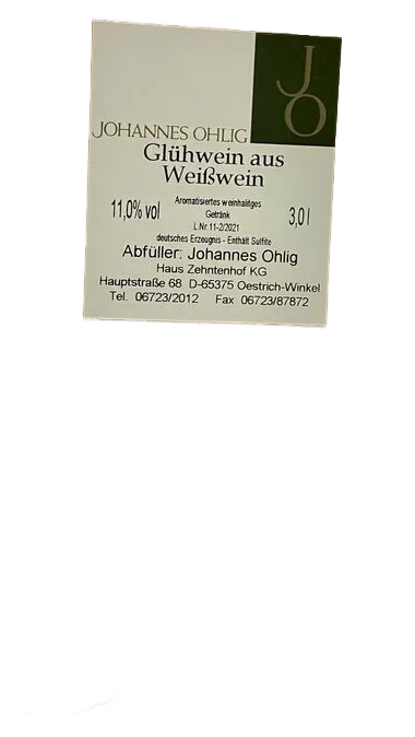 Glühwein aus Weißwein