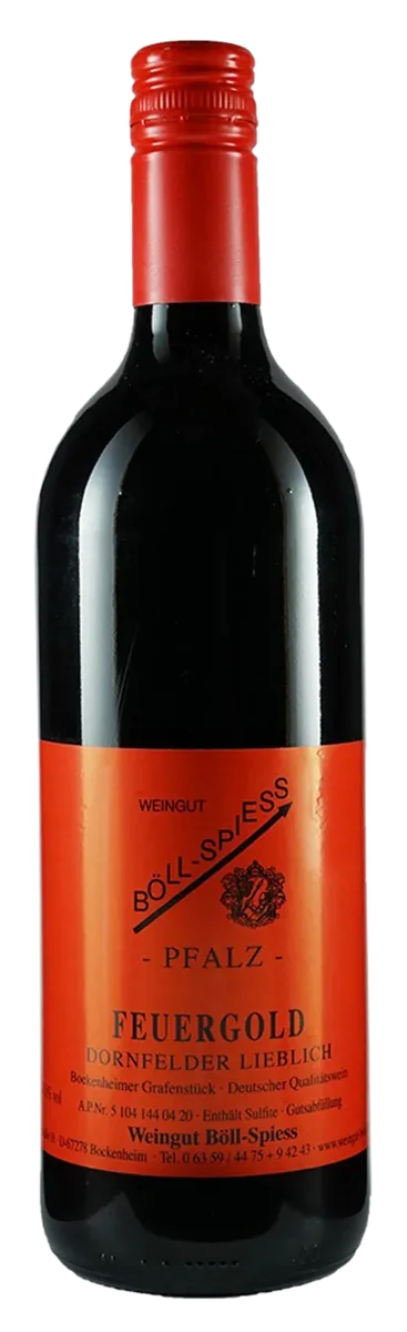 2023er "Feuergold"– Rotweincuvee lieblich