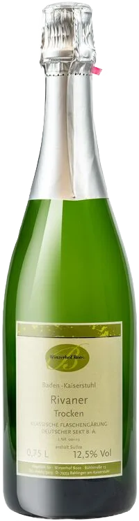 Sekt - Rivaner trocken - klassische Flaschengärung