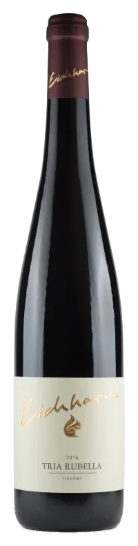 2022er Flemlinger Bischofskreuz Rotwein Cuvee trockenTria Rubella trocken