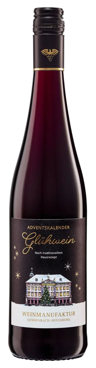 Adventskalender Glühwein rot