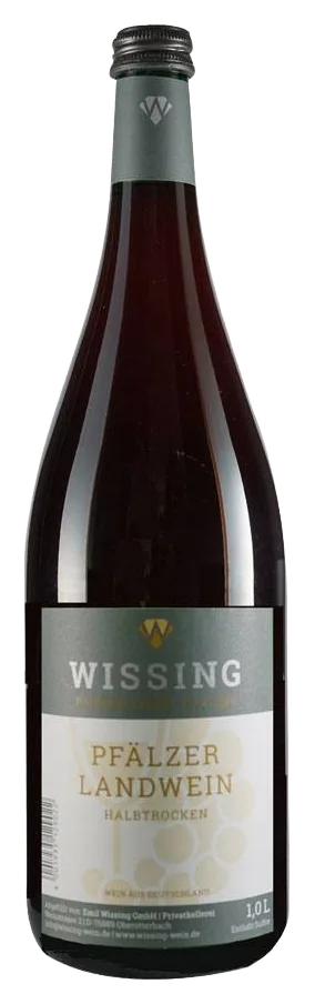 Pfälzer Landwein Rotwein halbtrocken