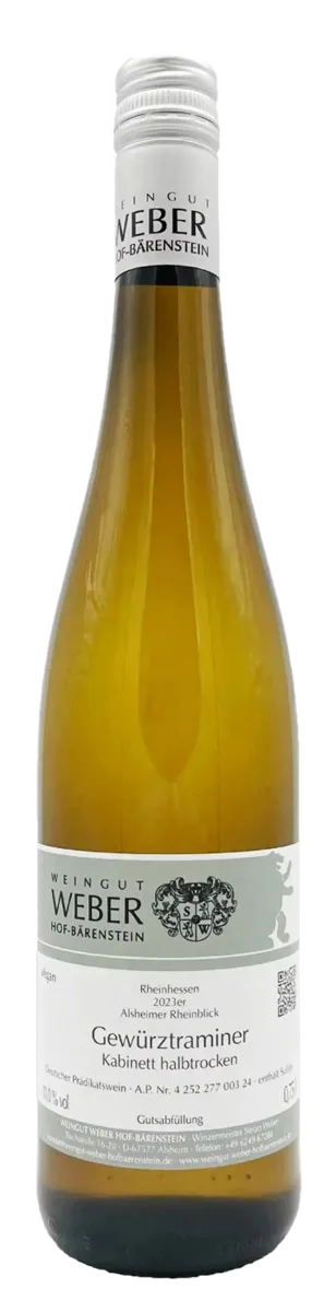 2023er Alsheimer Rheinblick – Gewürztraminer Kabinett halbtrocken