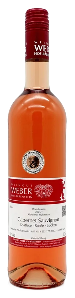 2021er Alsheimer Frühmesse Rosée – Cabernet Sauvignon Spätlese