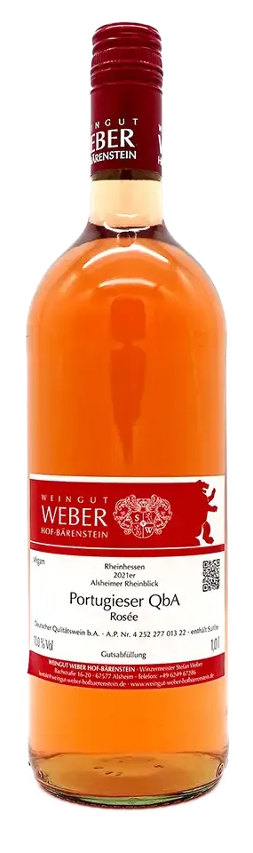 2021er Alsheimer Rheinblick – Portugieser QbA Rosé