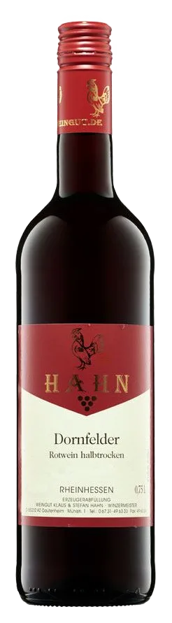 2024 Dornfelder Rotwein halbtrocken