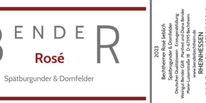 2023 Dornfelder & Spätburgunder Rose´ lieblich