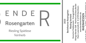2023 Riesling Spätlese feinherb