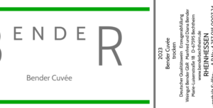 2023 Bender Cuvée