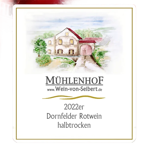 Dornfelder Rotwein halbtrocken