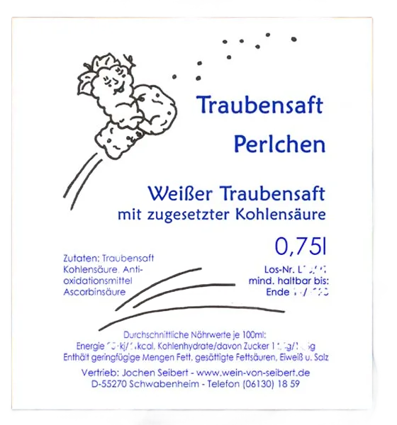 Traubensaft-Perlchen alkoholfrei
