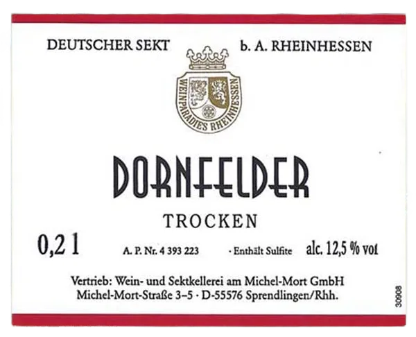 Dornfelder trocken Piccolos