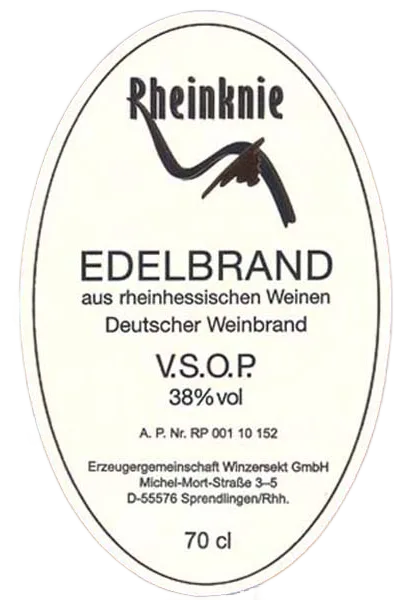 Edel-Weinbrand VSOP - Rheinknie