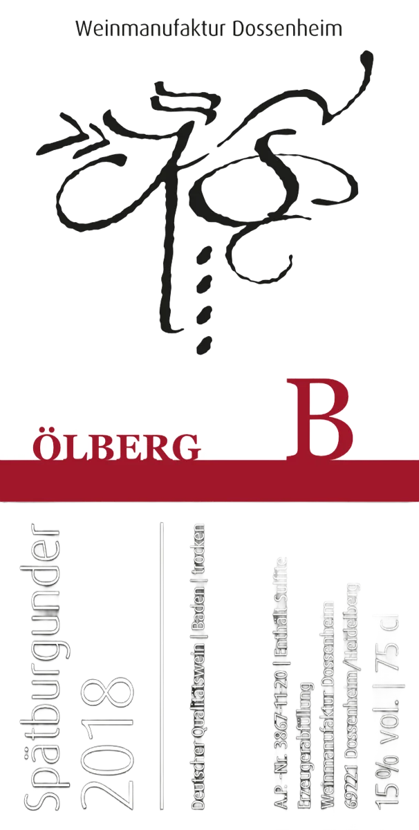 Spätburgunder B – Ölberg