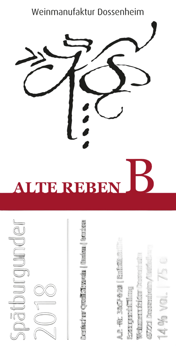 Spätburgunder B – Alte Reben