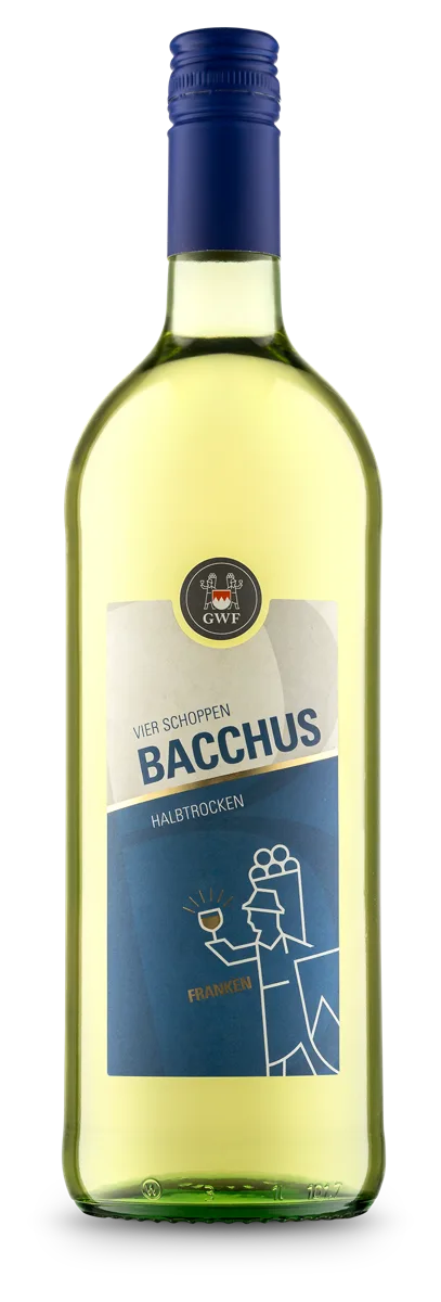 VIER SCHOPPEN - Bacchus - Qualitätswein - halbtrocken