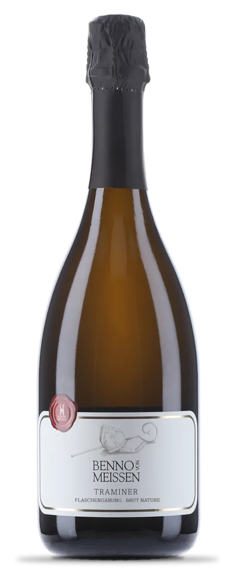 BENNO von Meissen Traminer Sekt Sachsen Flaschengärung brut nature