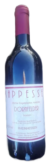 2020er Dornfelder Qualitätswein trocken – Engelstädter Adelpfad