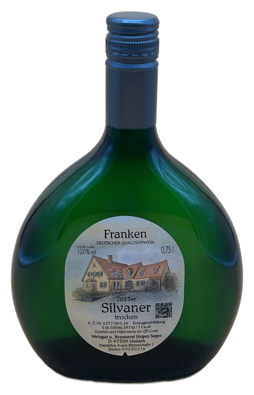 2025er Silvaner QbA trocken-0,75L Bocksbeutel