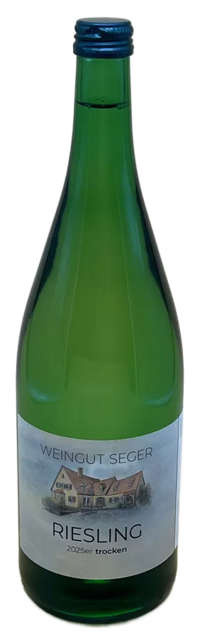 2025er Riesling trocken Deutscher Landwein-Literflasche