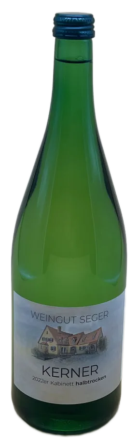 2022er Kerner Kabinett halbtrocken-Literflasche