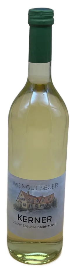2023er Kerner Spätlese halbtrocken-0,75L Bordeauxflasche